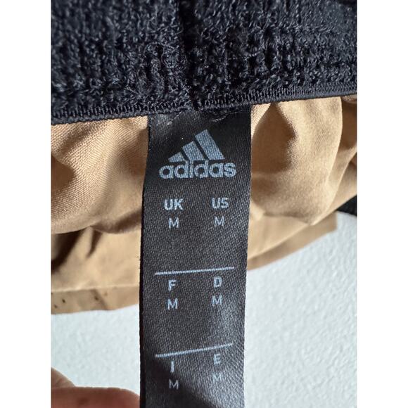 Adidas vented shorts tan and black M EUC Unisex - Picture 8 of 8